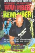 ECW - November To Remember '99